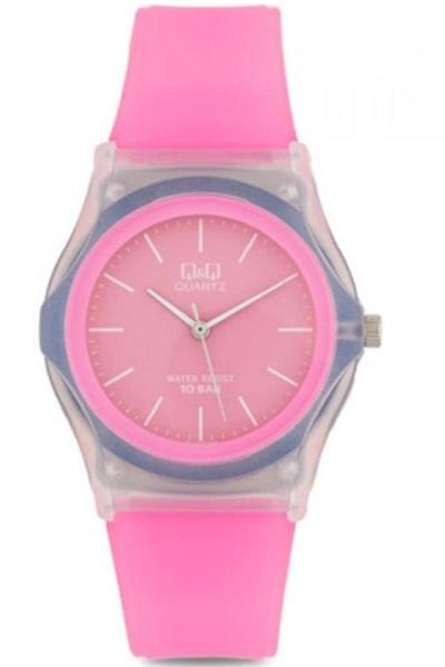 Q&Q - VQ04J007Y - Jam Tangan Wanita - Strap Karet - Pink