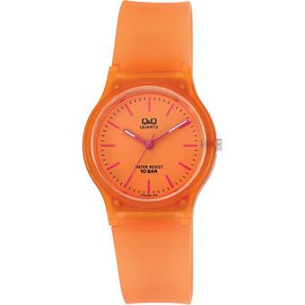 QQ Jam Tangan Analog Jelly VP46J035Y Orange  