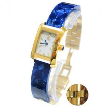 Raymond Daniel 238 - RD 238 - Jam Tangan Original - Gold Blue - Anti Air - Fashion  