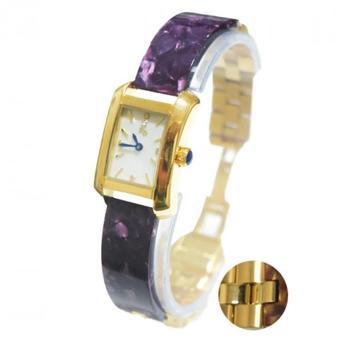 Raymond Daniel 238 - RD 238 - Jam Tangan Original - Gold Purple - Anti Air - Fashion  