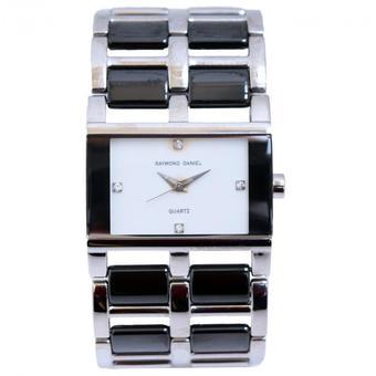 Raymond Daniel Jam Tangan Wanita - RD 033 L - Wanita - All Stainless Steel - Silver Black - Anti Air  