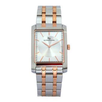 Raymond Daniel Jam Tangan Wanita - RD 212 - Silver Rose Gold Kombinasi - Plat White - Stainless Steel - Anti air  