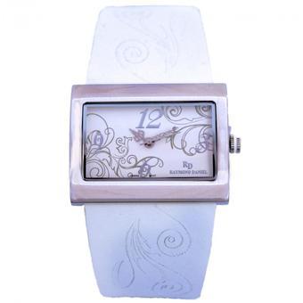 Raymond Daniel RD 211A - Rose Gold - Batik - Strap Leather White - Anti air  