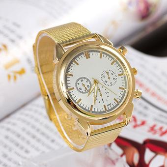 Rhinestone Business Women Mesh strap Quartz Analog Wrist watches A4  