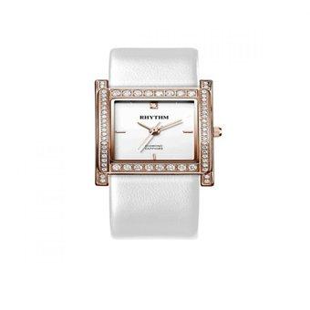 Rhythm Ladies Collection - Jam Tangan Wanita - Putih - Leather Strap - L1204L 03  