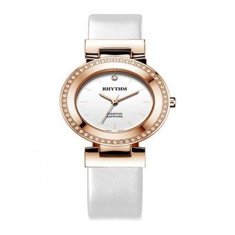 Rhythm Ladies Collection - Jam Tangan Wanita - Putih - Leather Strap - L1202L 03  