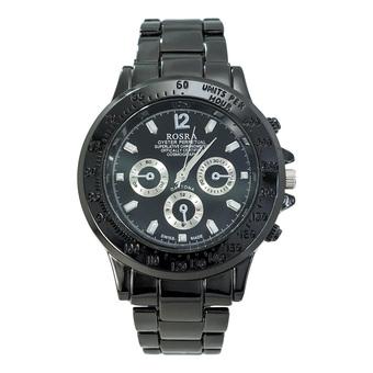 Rosra Jam Tangan Pria Oyster Perpetual Classic - 631698 - Hitam  