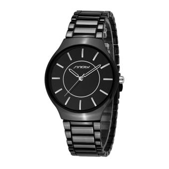 SINOBI Lady Fashion Bracelet Quartz Watches Waterproof Women's Black Sport Wristwatch Orologio 9442- Intl  