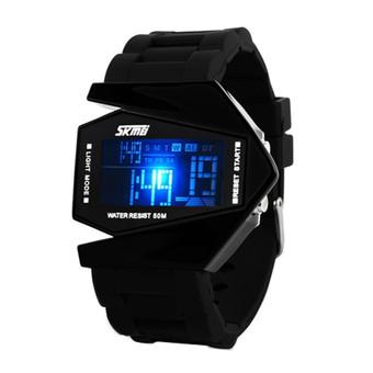 SKMEI 0817A Men's Sports LED Waterproof Quartz Digital Watch Black (Intl)  