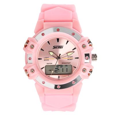 SKMEI 0821 Styler Pink Edition Wristwatch - Jam Tangan Pria - Rubber - Pink