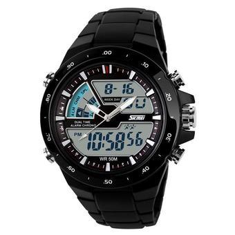 SKMEI 1016 Nelson Digital Analog Sports Outdoor Jam Tangan Pria - Hitam  