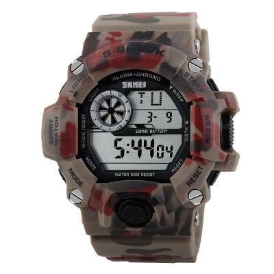 SKMEI 1019 Cobra Army Edition Wristwatch - Jam Tangan Pria - Rubber - Green