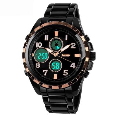 SKMEI Casio + Men Sport LED Watch / Jam Tangan Pria + AD1021 - Golden