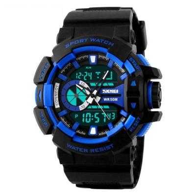 SKMEI Casio Men Sport LED Watch / Jam Tangan Pria - AD1117 - Biru