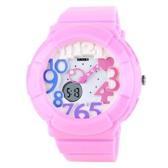 SKMEI Casio Women Sport LED Watch Water Resistant 50m - AD1020 - Pink  