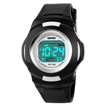 SKMEI Children Sport Rubber LED Watch Water Resistant 30m - DG1094 - Hitam  