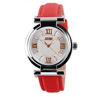 SKMEI Elegant Woman Watch(Red) (Intl)  