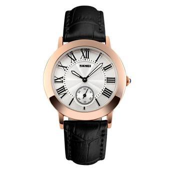 SKMEI Fashion Casual Ladies Leather Strap Watch - 1083CL  