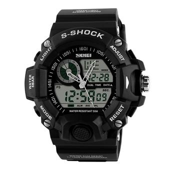 SKMEI Fashion Casual Quartz Men's Waterproof Sports Watch Black - Intl  