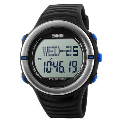 SKMEI Heartrate & Pedometer Sport Watch Water Resistant 50m - DG1111HR - Hitam