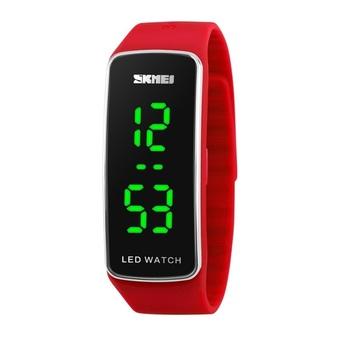 SKMEI Legacy - Jam Tangan Pria - Merah - Tali Silicon - 1119 Red Edition  