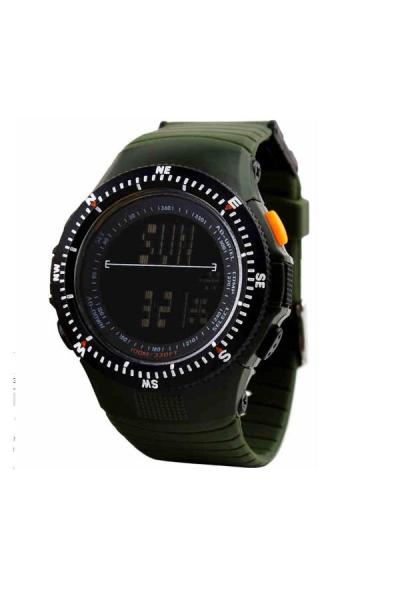 SKMEI Men's Sniper 0989 - Jam Tangan Pria - Tali Karet - Hijau