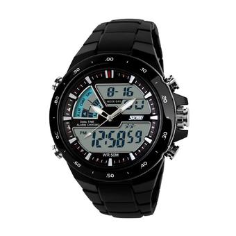 SKMEI Men's Sports Fashion Casual Digital Quartz LED Watches Black - Intl  