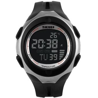 SKMEI Pioneer Sport Watch Water Resistant 50m - DG1080 - Hitam Putih  