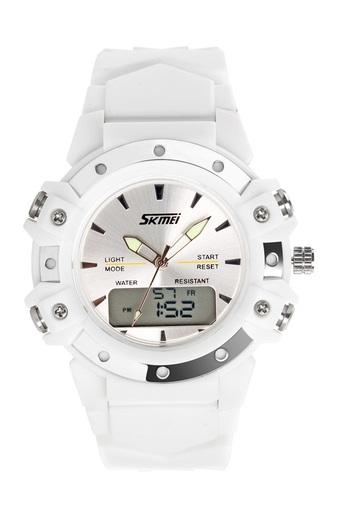 SKMEI Styler - Jam Tangan Wanita - Putih - Tali Karet - 0821 White Edition  