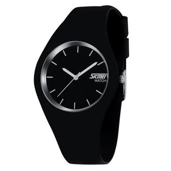 SKMEI Women's Casual Silicone Watches Black - Intl  