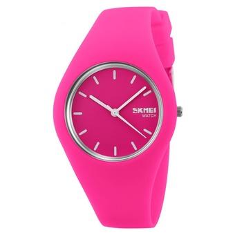 SKMEI Women's Casual Silicone Watches pink - Intl  