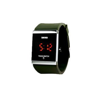 SKMEI Women's Green Silicone Strap Watch SK1206  