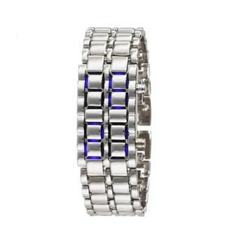 SKMEI Women's Mini Iron Samurai 9061 - Jam Tangan Wanita - Silver - Rantai Stainless  