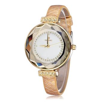 SKONE Diamond figure hardlex anti-resistant mirror women's Watch  