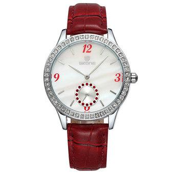 SKONE Rhinestone Dial & Roman Number women's Watch  