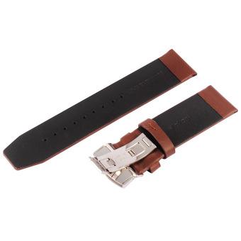 SUNSKY KaSUNSKY Kapi Subtle Texture Double Buckle Genuine Leather Watchband for Apple Watch 42mm, (Coffee)   