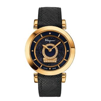 Salvatore Ferragamo Minuetto FQ4190014 - Jam Tangan Wanita - Hitam  