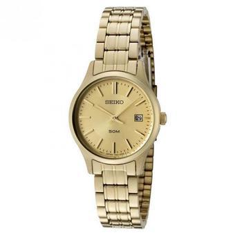 Seiko Quartz classic SXDC40P1 - Gold - Jam Tangan Wanita  