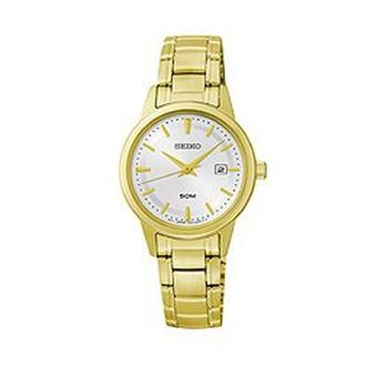 Seiko Three-Hand Date Stainless Steel - Gold-Tone Women's Watch Sur848 (Intl)  