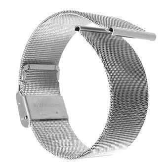 Silver Stainless Steel Watch Mesh Net Bracelets Straps Band 22mm  