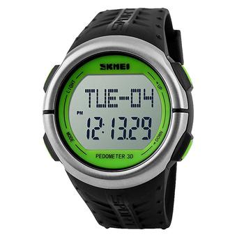 Skmei 1058 Digital Watch Men Women Military LED Outdoor Wrist watches Green  