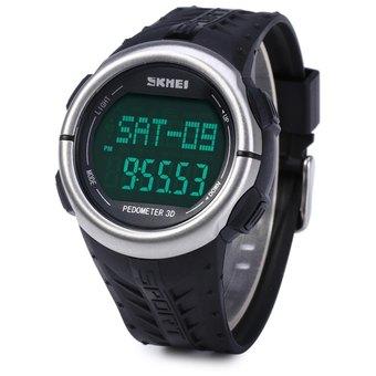 Skmei 1058 Heart Rate Sports LED Watch with Pedometer Function Water Resistance  