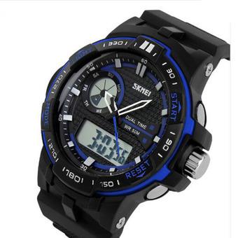 Skmei 1070 Fashion Outdoor Men Sports Watches Casual Wristwatches Blue  