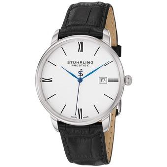 Stuhrling Prestige Mens 307L33152 Kingston Stainless Steel Watch with Bla (Intl)  