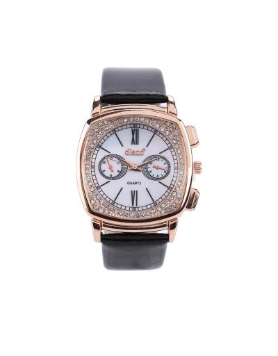 Super Watch Jam Tangan Wanita Disco - Hitam