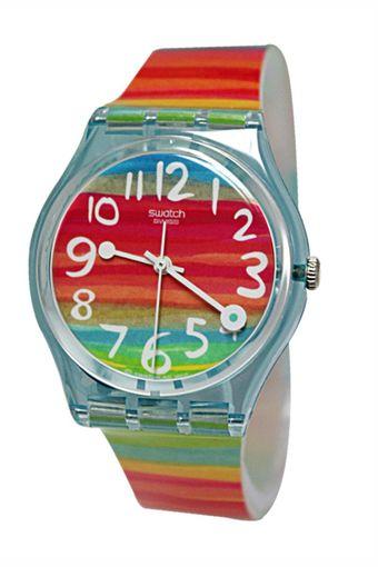 Swatch Color The Sky - Jam Tangan Wanita - Multicolor - Strap Plastik - SWT GS 124 - Womens  