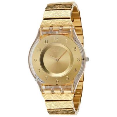 Swatch - Jam Tangan Wanita - Gold-Gold - Stainless Steel - SFK355 Warm Glow