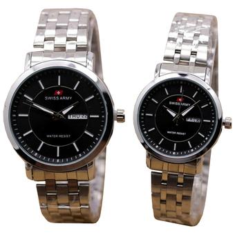 Swiss Army Couple Watch - Silver - Stainless - Swiss Army SA 5094 SS  