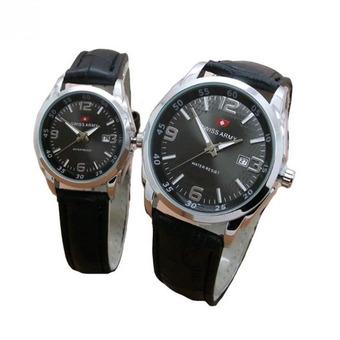 Swiss Army - Jam Tangan Couple - Leather Strap-SA 152 FB  