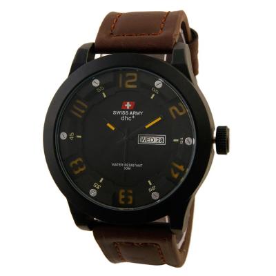 Swiss Army - Jam Tangan Pria - Cokelat - Kulit - SA 4058 DA BRW